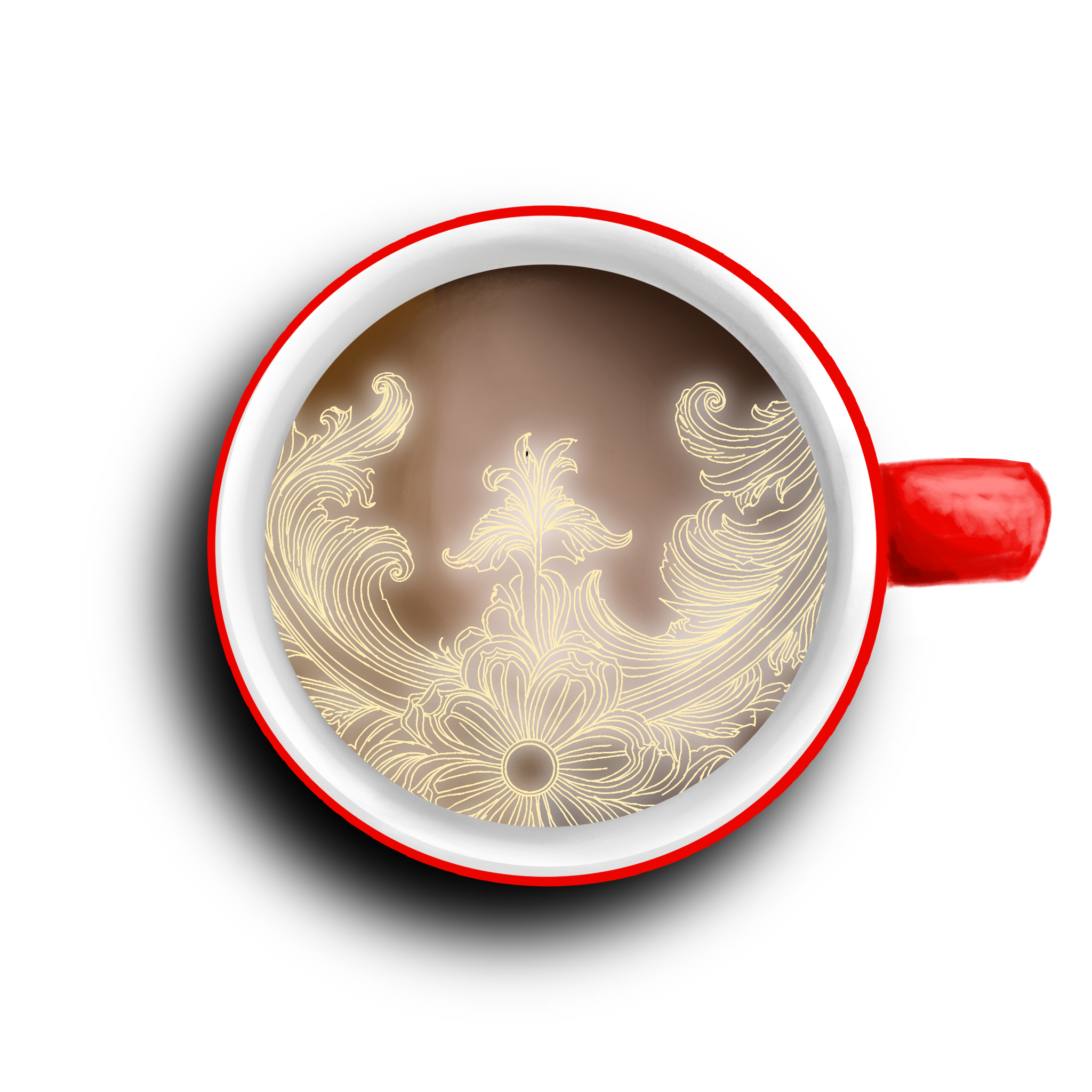 Coffee cup icon — buy a coffee to support The House of O & K